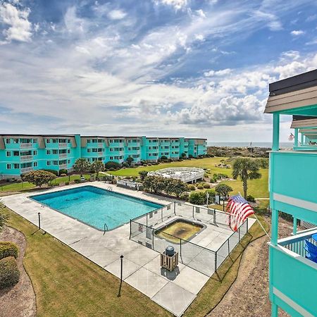Beachfront Condo With Boardwalk And Pool Access! Atlantic Beach Bagian luar foto
