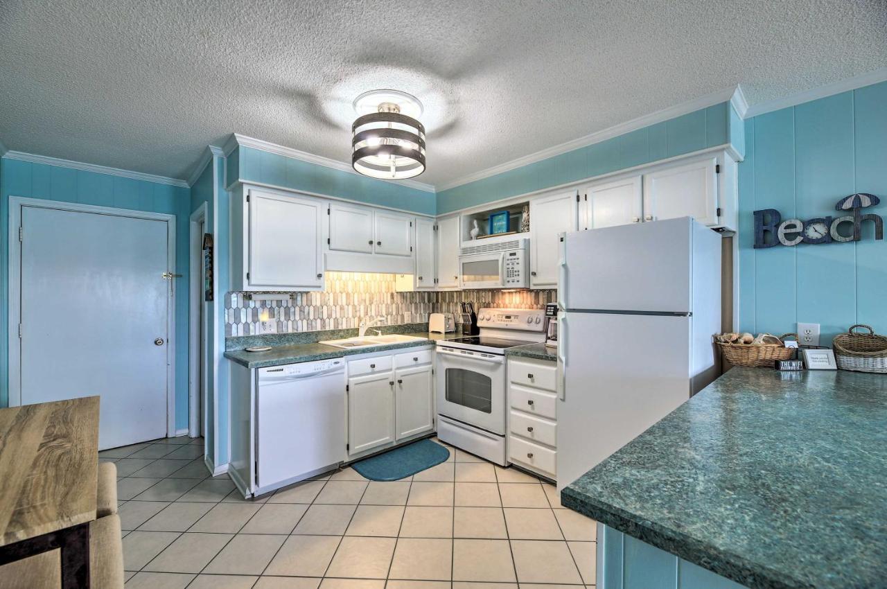 Beachfront Condo With Boardwalk And Pool Access! Atlantic Beach Bagian luar foto