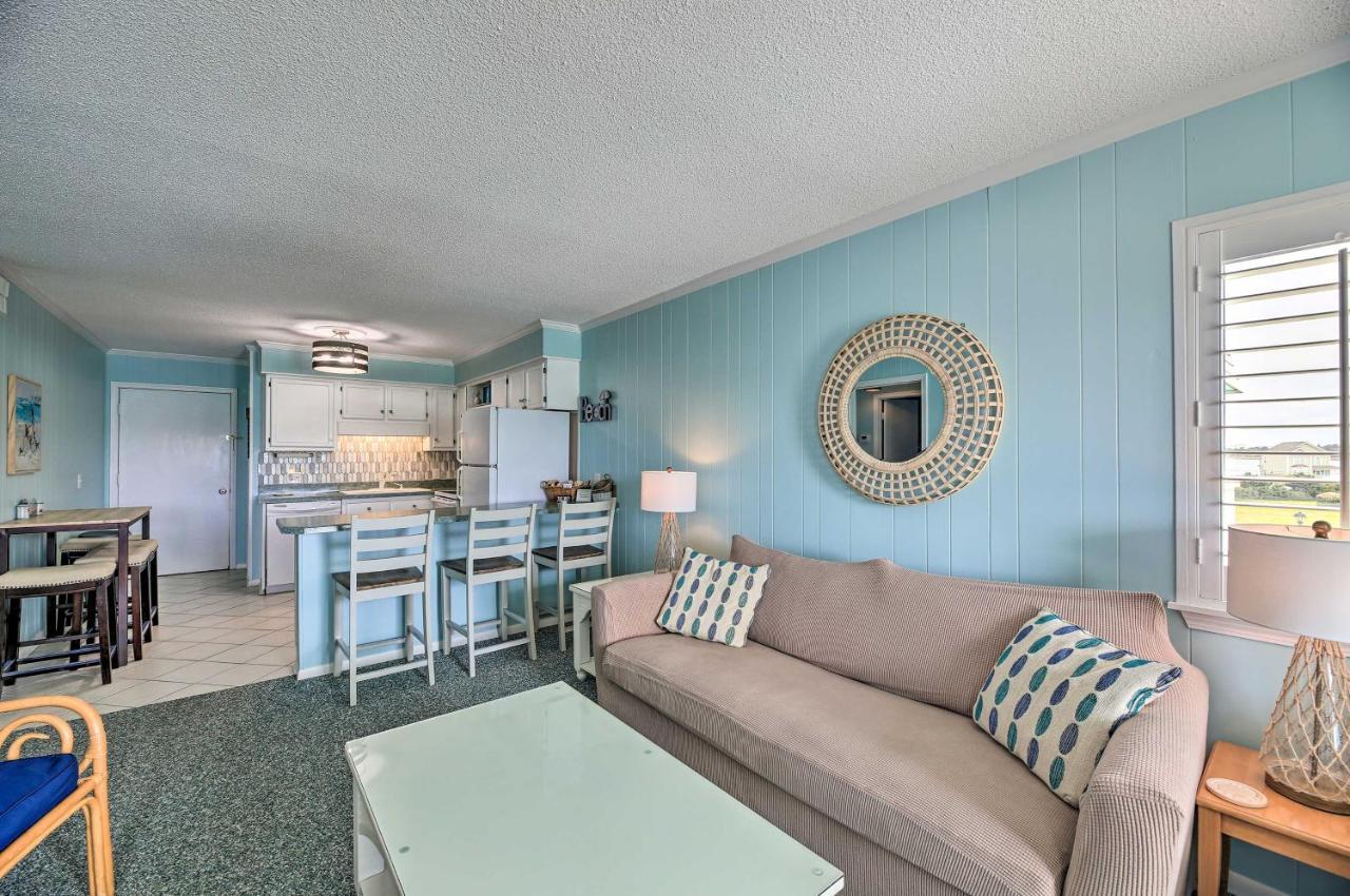 Beachfront Condo With Boardwalk And Pool Access! Atlantic Beach Bagian luar foto