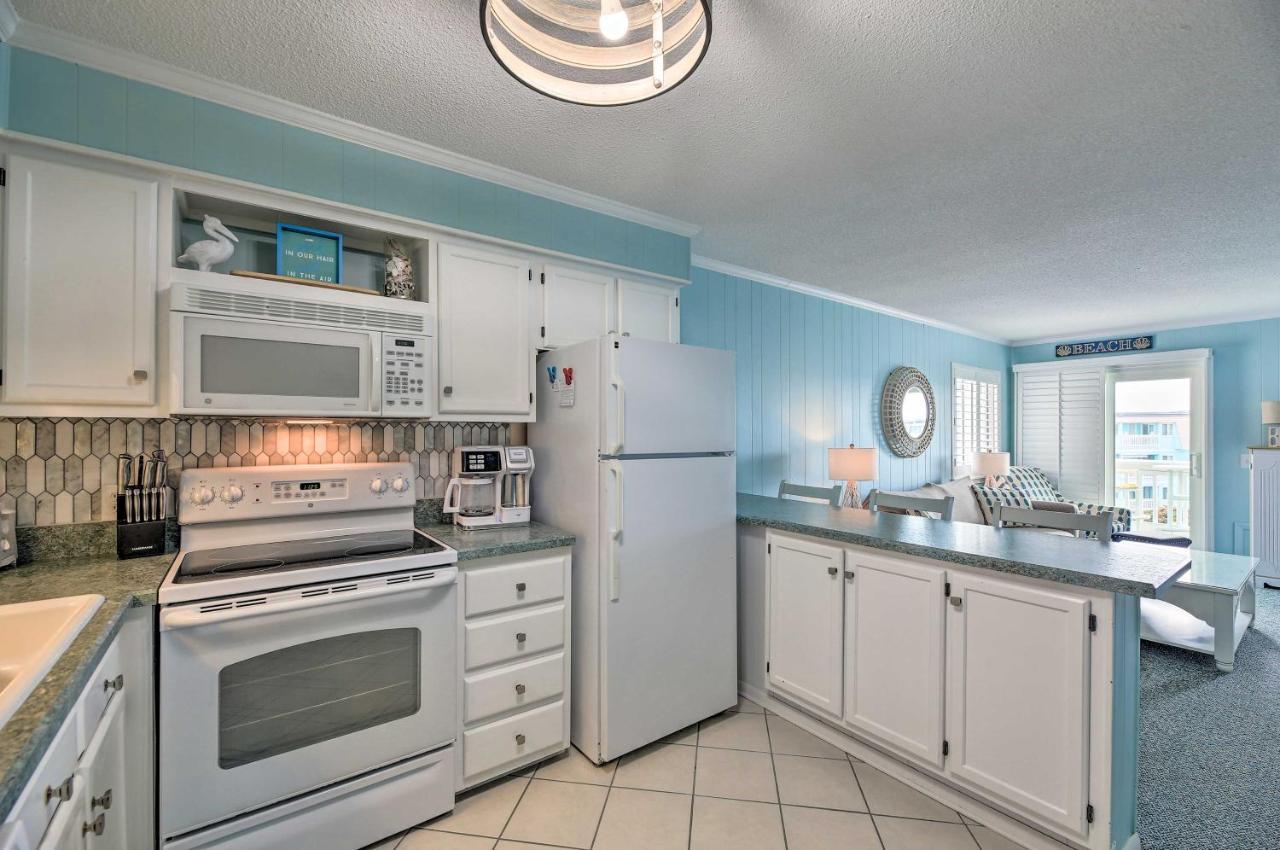 Beachfront Condo With Boardwalk And Pool Access! Atlantic Beach Bagian luar foto