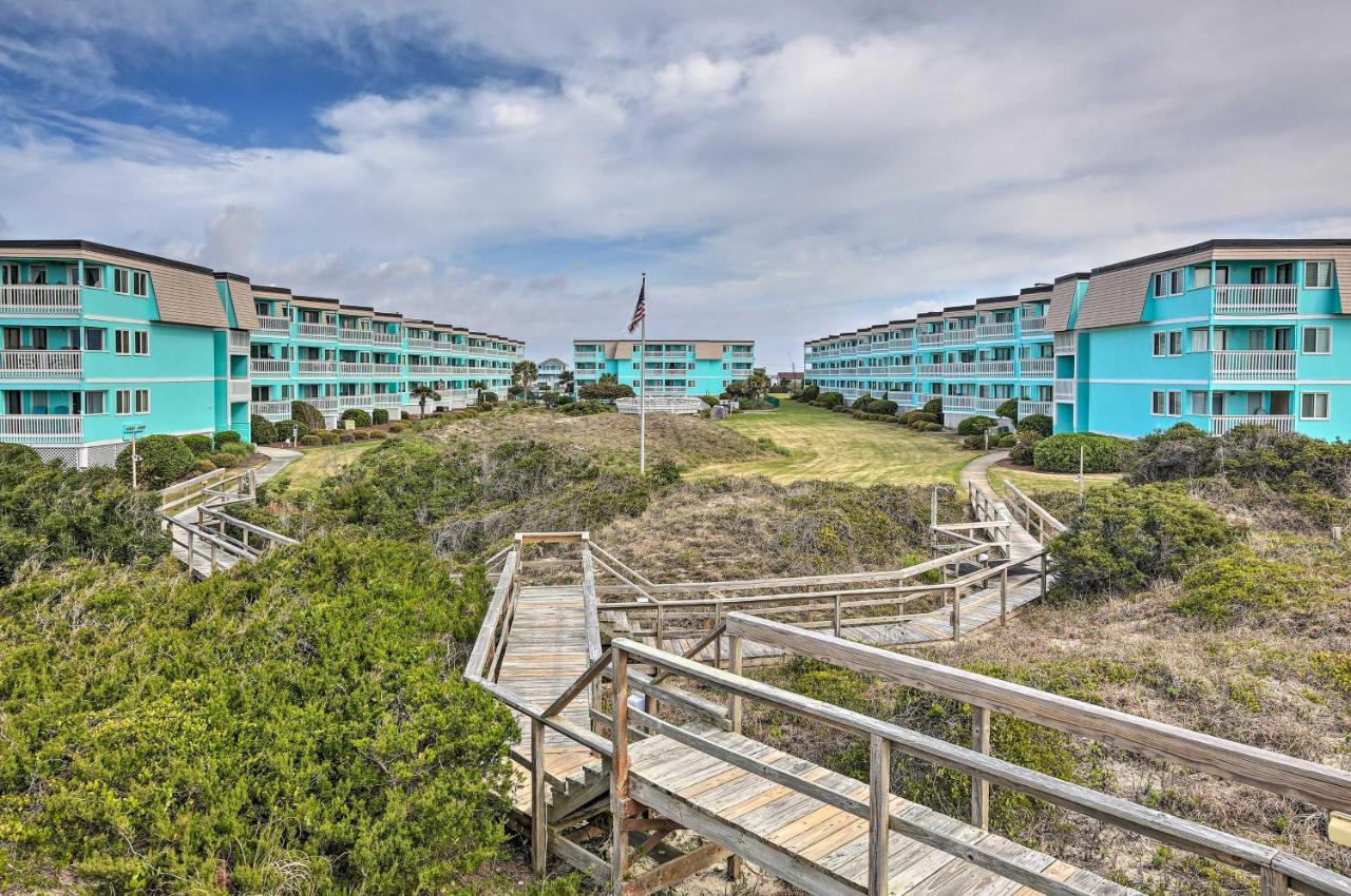 Beachfront Condo With Boardwalk And Pool Access! Atlantic Beach Bagian luar foto