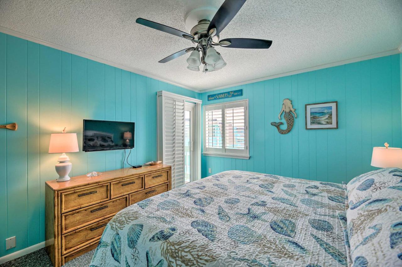 Beachfront Condo With Boardwalk And Pool Access! Atlantic Beach Bagian luar foto