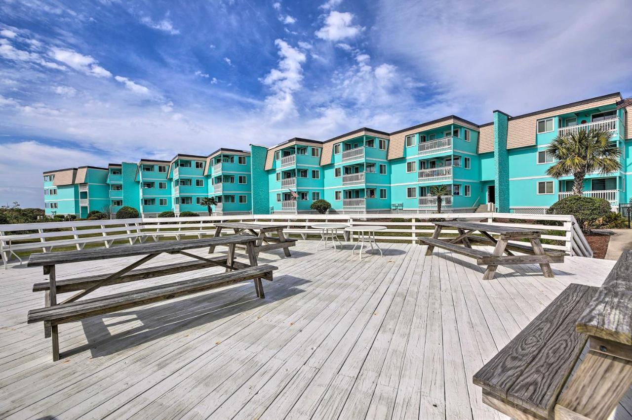 Beachfront Condo With Boardwalk And Pool Access! Atlantic Beach Bagian luar foto
