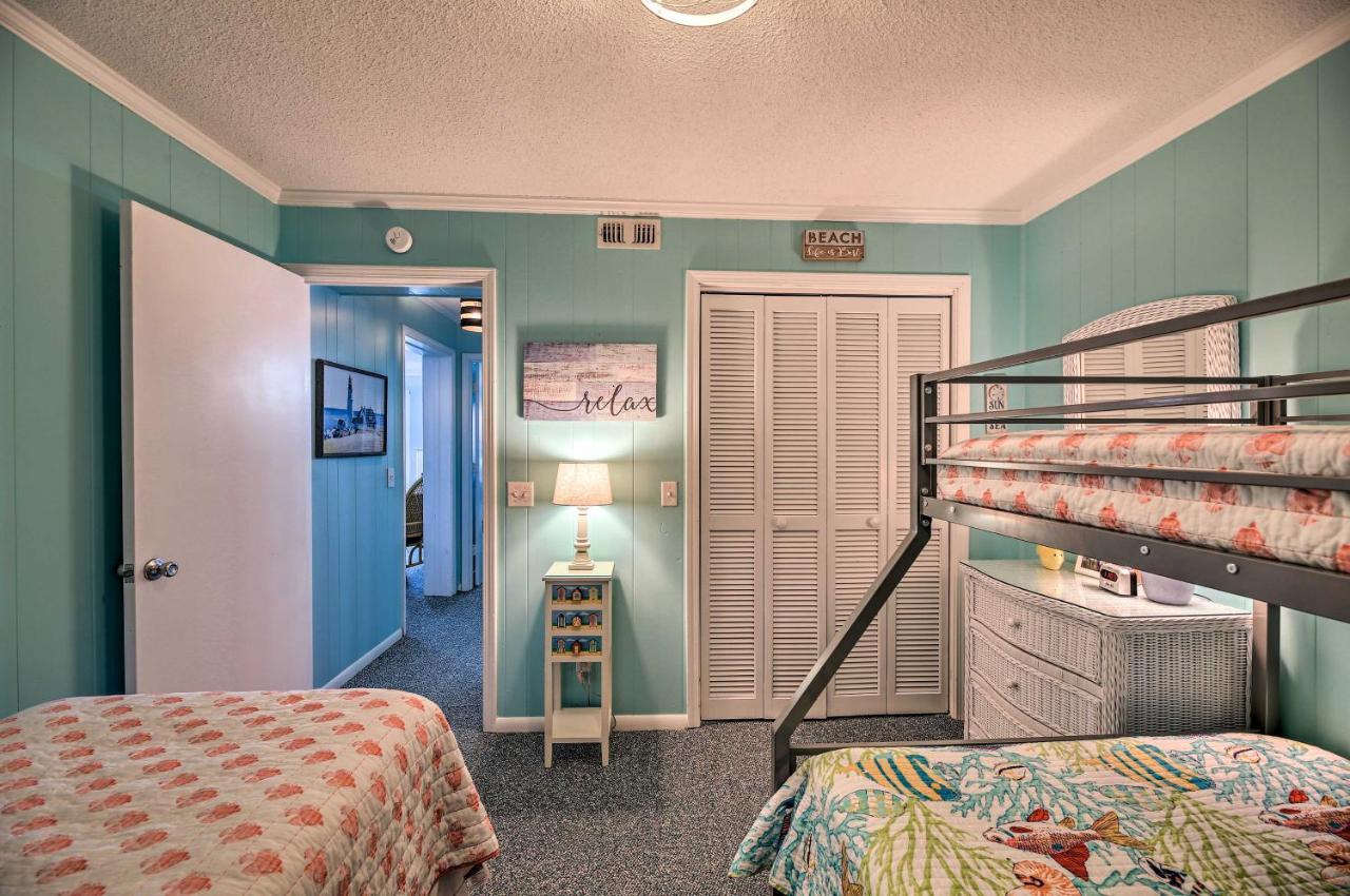 Beachfront Condo With Boardwalk And Pool Access! Atlantic Beach Bagian luar foto