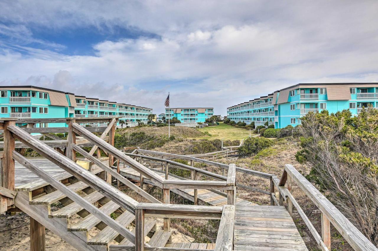 Beachfront Condo With Boardwalk And Pool Access! Atlantic Beach Bagian luar foto