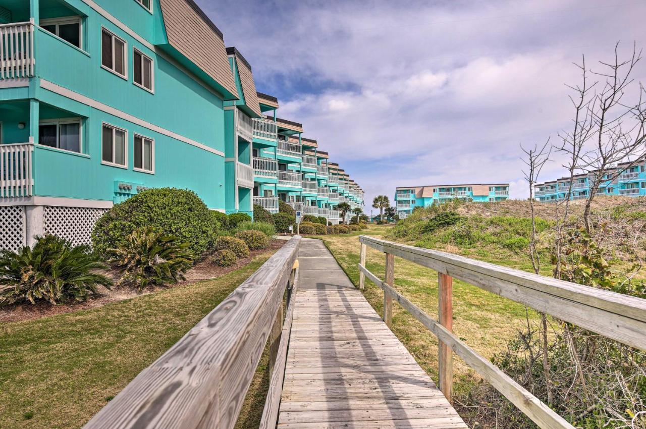 Beachfront Condo With Boardwalk And Pool Access! Atlantic Beach Bagian luar foto